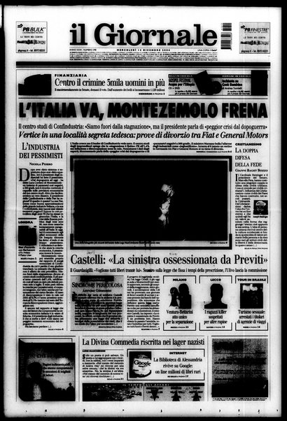 Il giornale : quotidiano del mattino